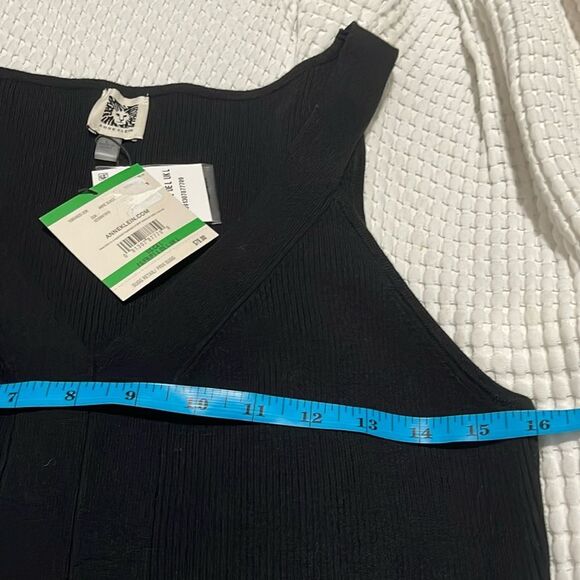 NWT- Anne Klein- L. Ribbed Knit Top - Picture 5 of 9